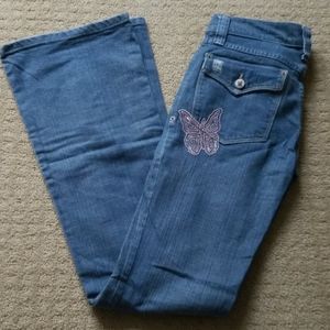 Frankie B Butterfly Jeans Sz 4